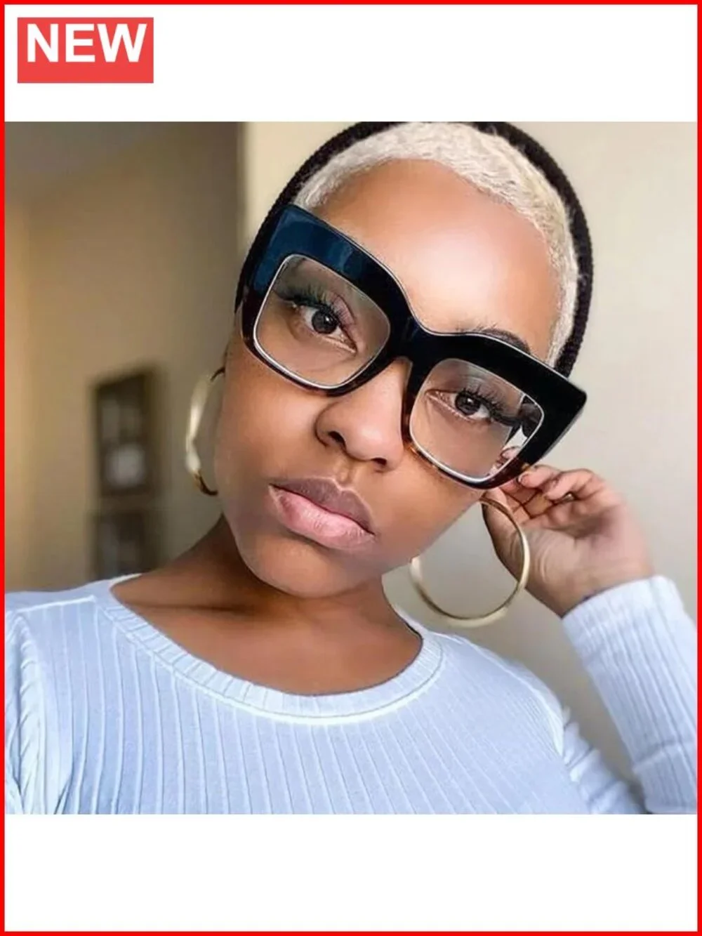 3 Pack Oversized Blue Light Blocking Reading Glasses for Women with Spring Hinge